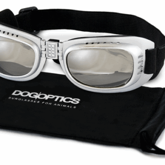 Dogoptics Hundebrille Biker Silver/Mirror
