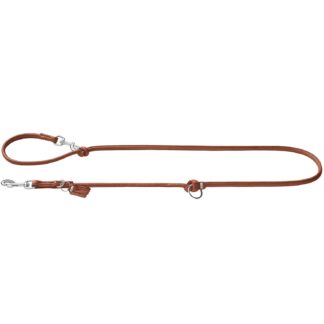 Hunter Verstellbare Führleine Round & Soft München cognac