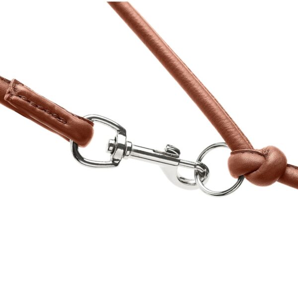 Hunter Verstellbare Führleine Round & Soft München cognac – Bild 6