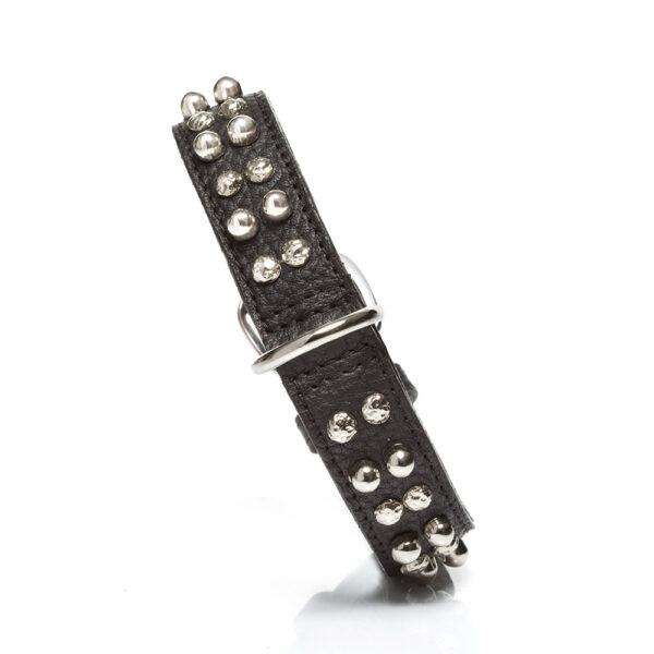 MALUCCHI Halsband Bullet Schwarz 3 cm