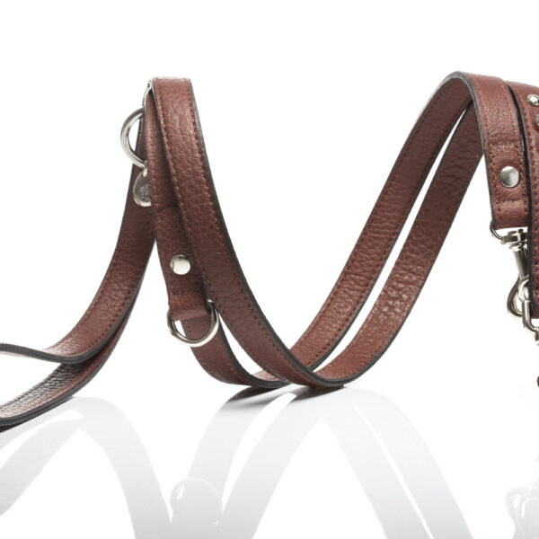 MALUCCHI Halsband Bullet Braun 3 cm