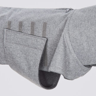 CLOUD7 Hundemantel Brooklyn Flanell Grey