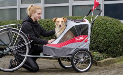 InnoPet® Fahrradanhänger "Sporty Trailer" - IPS-056 - rot – Bild 2