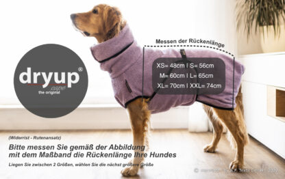 Actionfactory Hundebademantel Blau – Bild 3