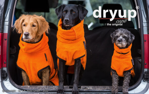 Actionfactory Hundebademantel Orange – Bild 2