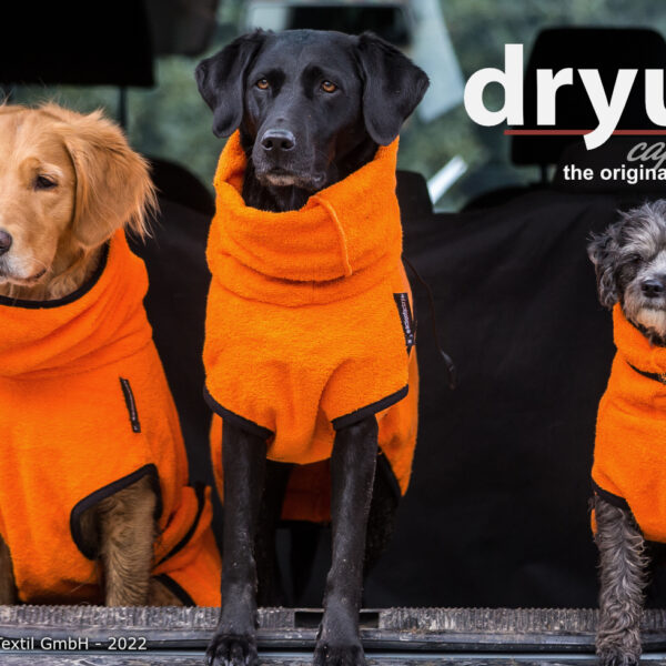 Actionfactory Hundebademantel Orange