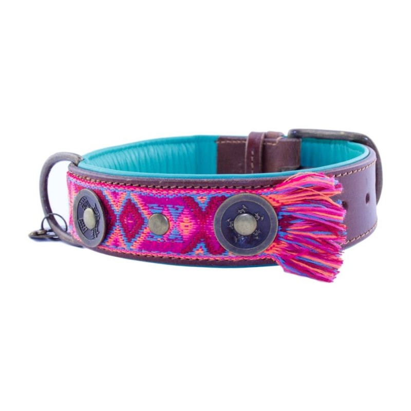 BOHO Hundehalsband - in pink – Dogstar Summer and Friends