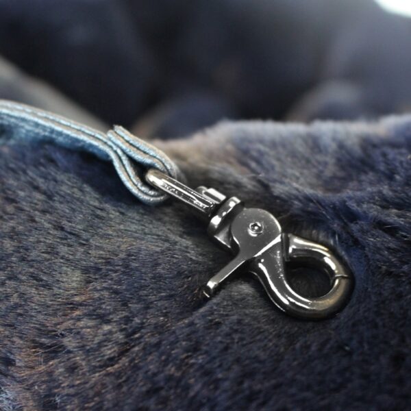 Happy-House Luxury Hundetasche Dunkelblau – Bild 2