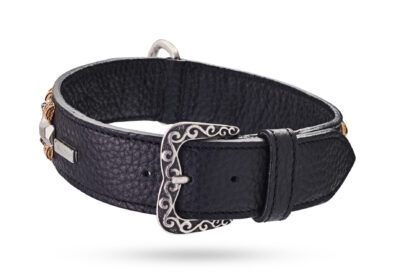 MALUCCHI Halsband Petra Schwarz 4 cm – Bild 2