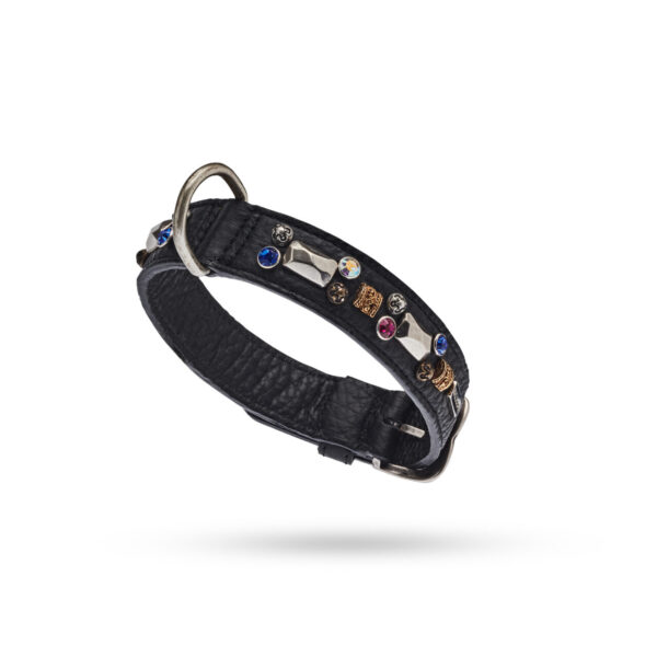 MALUCCHI Halsband Petra Schwarz 3 cm