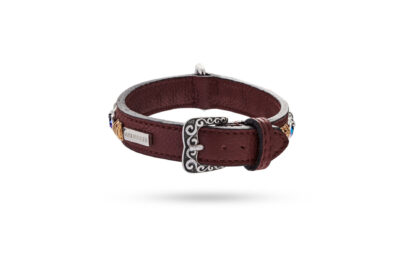 MALUCCHI Halsband Petra Braun 2 cm – Bild 2