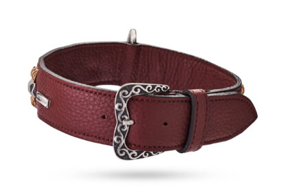 MALUCCHI Halsband Petra Braun 4 cm – Bild 2