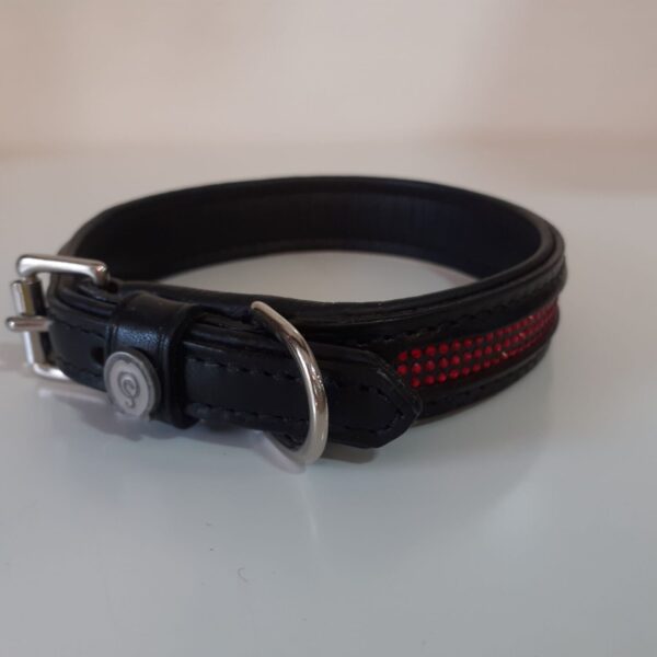 Otto Schumacher Halsband Tec 3 Black Siam Small Halsumfang 35 cm