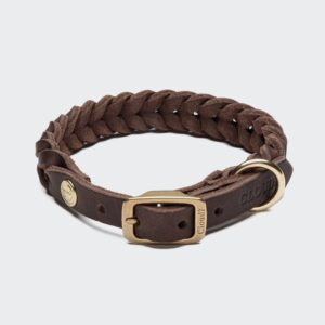 CLOUD7 Halsband Central Park Saddle Brown Gold