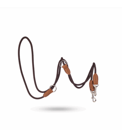 MALUCCHI Hundeleine Movie Nylon Nocciola