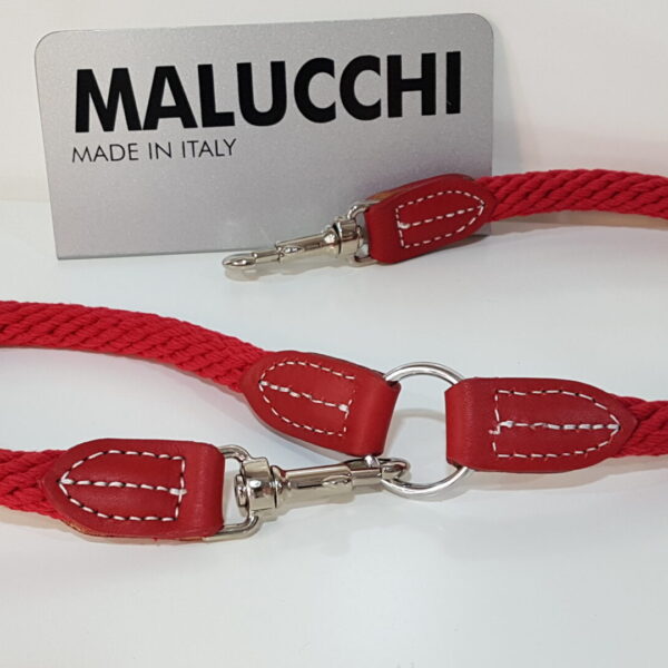 MALUCCHI Kurzführer oder Koppel Trekker Rot