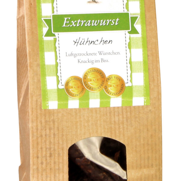 Pauls Beute Extrawurst Hühnchen