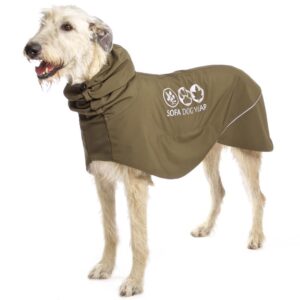 Sofa Dog Wear Hunderegenmantel Manuel khaki