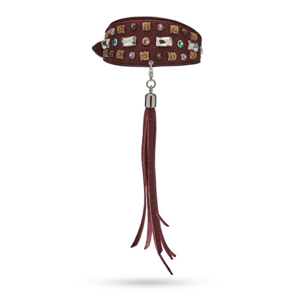 MALUCCHI Windhund Halsband Petra Braun