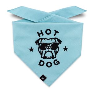 DUFTMARKE Hundehalstuch Hot Dog blau