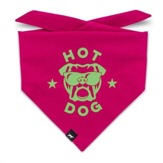 DUFTMARKE Hundehalstuch Hot Dog rot
