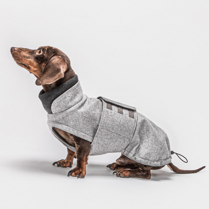 Cloud 7 Hundemantel Brooklyn Dackel Grey - hundewerk | Online-Shop