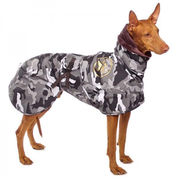 Sofa Dog Wear Hundemantel Anubis Camo Grau