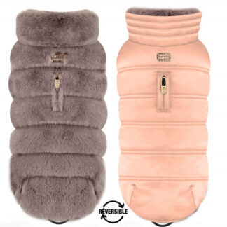 MILK&PEPPER ENYA Wendemantel Grau/Pink
