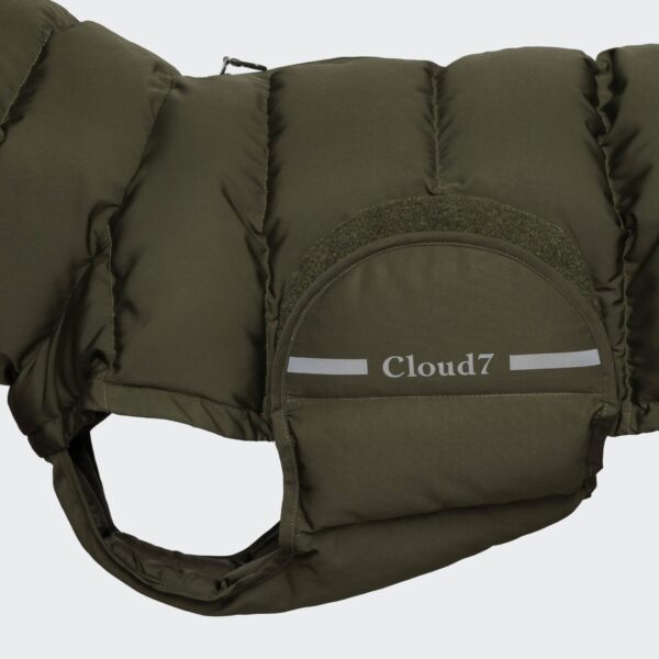 CLOUD7 Hundemantel Alaska Olive – Bild 4