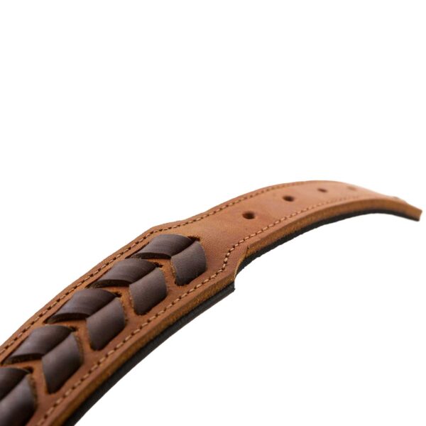 Hunter Halsband El Paso cognac/schwarz – Bild 2