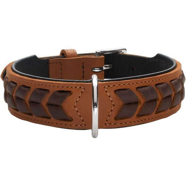 Hunter Halsband El Paso cognac/schwarz