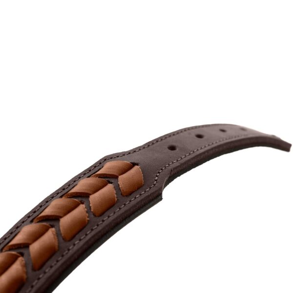 Hunter Halsband El Paso dunkelbraun/schwarz – Bild 3