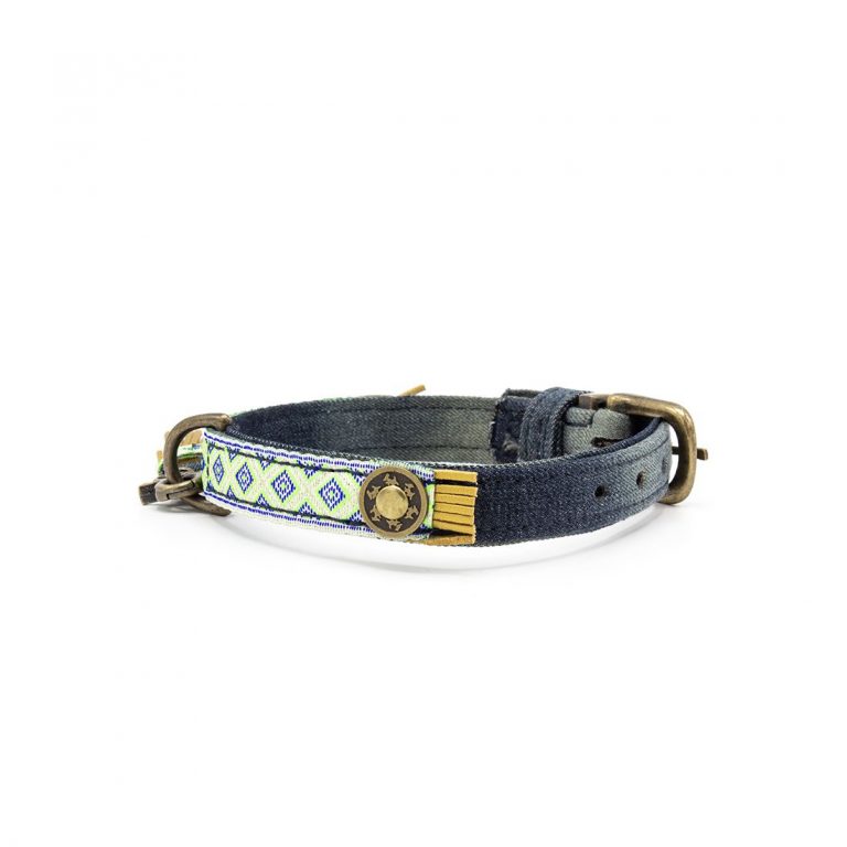 DWAM Halsband Yudy Blue L - hundewerk