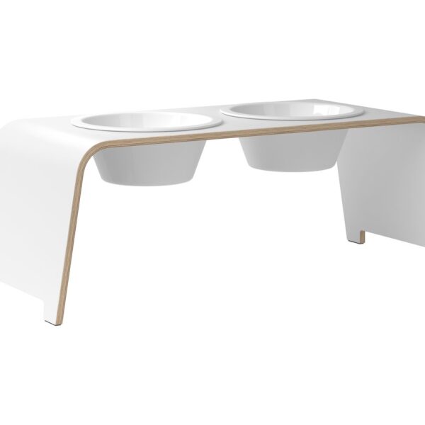 dogBar®- HPL weiss mit Porzellan