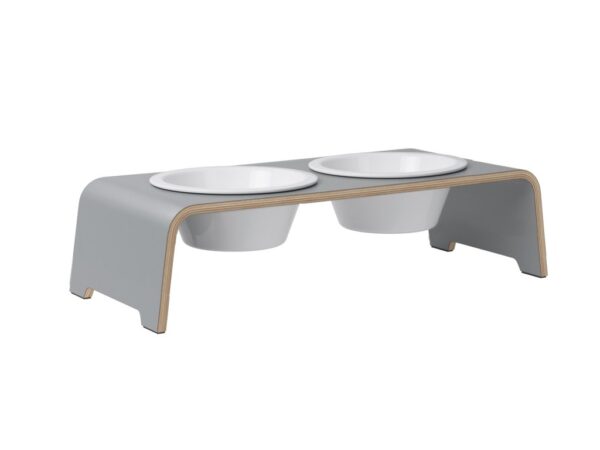 dogBar®- HPL grau mit Porzellan