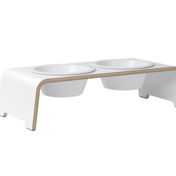 dogBar®- HPL weiss mit Porzellan