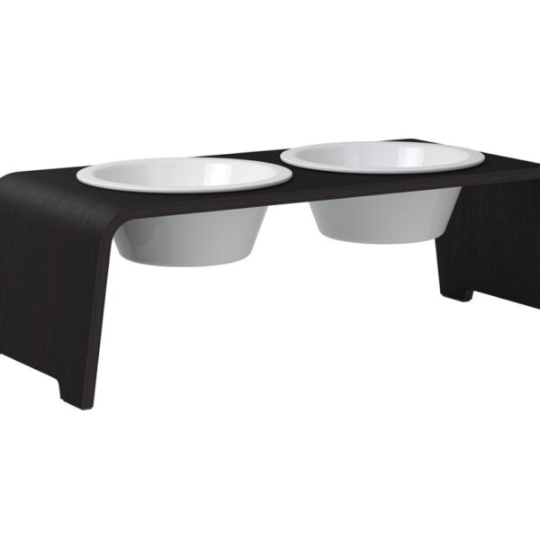 dogBar® Eiche dunkel mit Porzellan Gr. L