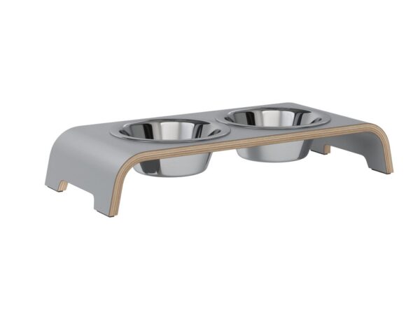 dogBar®- HPL grau mit Edelstahl – Bild 2