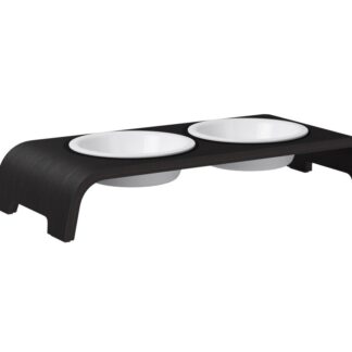 dogBar® Eiche dunkel mit Porzellan Gr. L