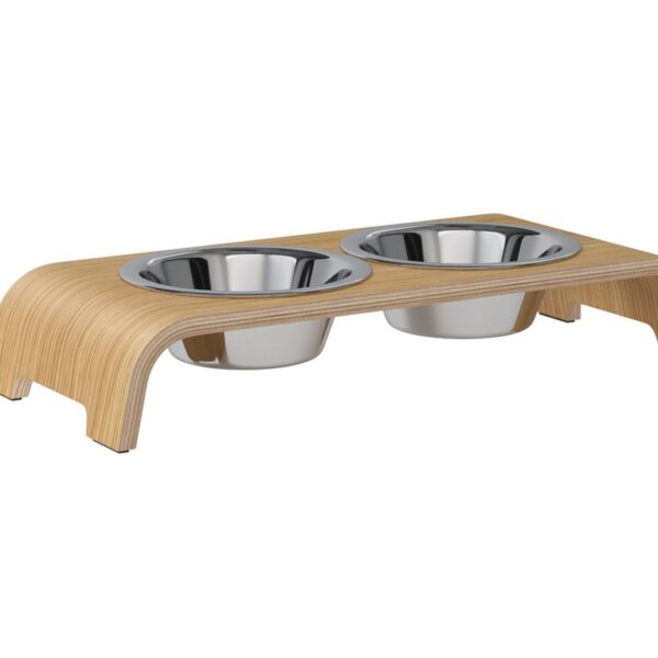 dogBar®- Eiche hell mit Edelstahl