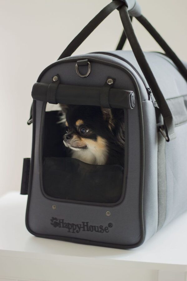 Happy-House Hundetasche / Reisetasche Strong Grau – Bild 2
