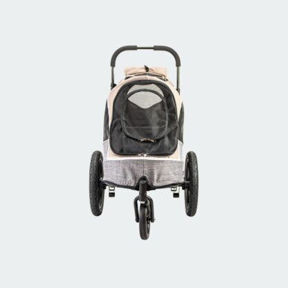 InnoPet® Hundebuggy/Fahrradanhänger "Sporty Trailer Evolution" - IPS-057/BR - Latte Macchiato – Bild 2