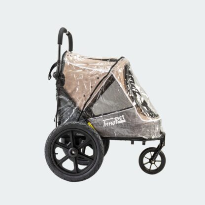 InnoPet® Hundebuggy/Fahrradanhänger "Sporty Trailer Evolution" - IPS-057/BR - Latte Macchiato – Bild 3