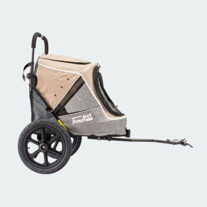 InnoPet® Hundebuggy/Fahrradanhänger "Sporty Trailer Evolution" - IPS-057/BR - Latte Macchiato – Bild 4