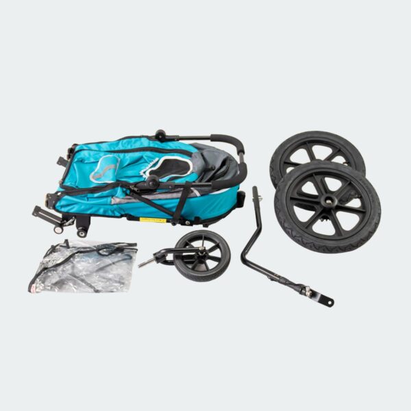 InnoPet® Hundebuggy/Fahrradanhänger "Sporty Trailer Evolution" - IPS-057/B - Ocean Blue – Bild 6