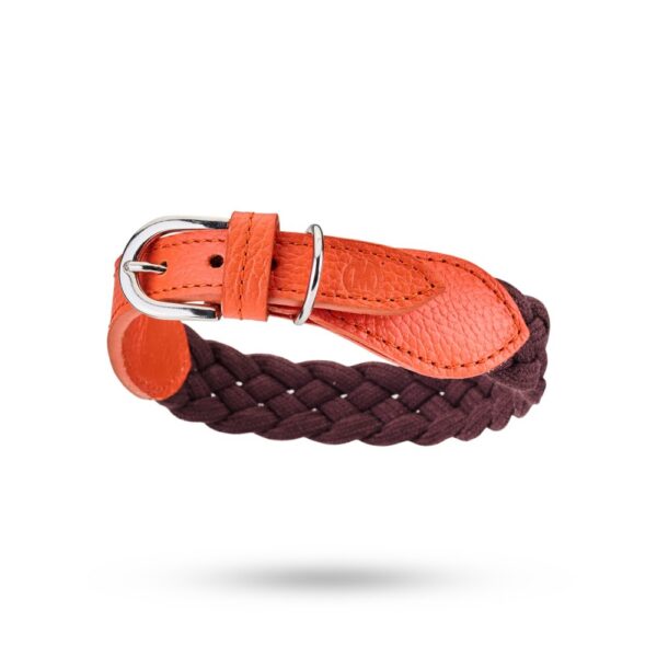 MALUCCHI Halsband Braid Trekker Orange-Braun