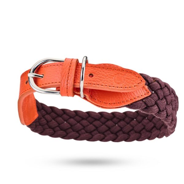 MALUCCHI Halsband Braid Trekker Orange-Braun