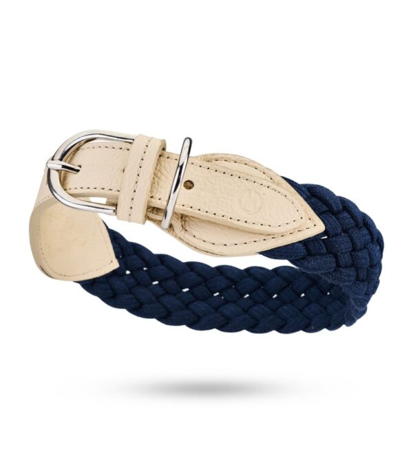 MALUCCHI Halsband Braid Trekker Blau-Beige