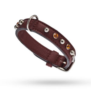 MALUCCHI Halsband Bright Braun 2 cm