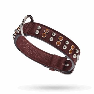 MALUCCHI Halsband Bright Braun 3 cm